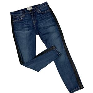 Current/Elliott Leather Tuxedo Stiletto jeans 29